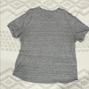 Gray V-Neck Men's Shirt